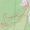 Rocher des Monges GPS track, route, trail