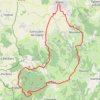 VTT en Toscane d'Auvergne : Classique Sud par la comté GPS track, route, trail