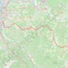 Piste Cyclable Bordeaux - Sauveterre-de-Guyenne - Roger Labépie GPS track, route, trail