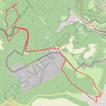 Réserve Naturelle Ellergronn - Ottange GPS track, route, trail