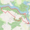 Lac de Guerlédan rive sud - Saint-Aignan GPS track, route, trail