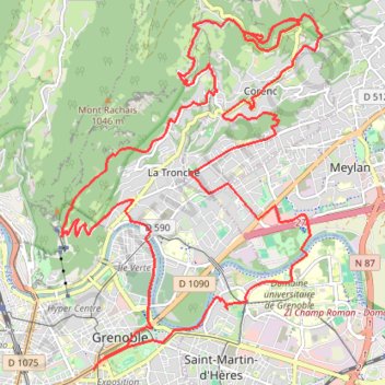 Bastille Mollard GPS track, route, trail