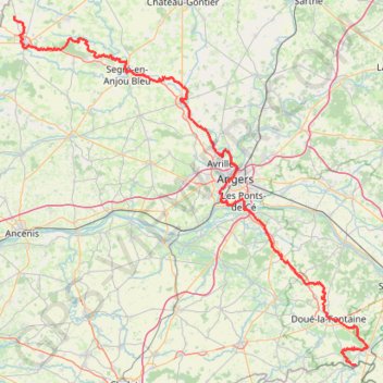 Voie-des-Plantagenets GPS track, route, trail