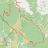 Barre de serre GPS track, route, trail