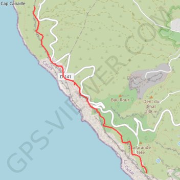 Essai GPS track, route, trail