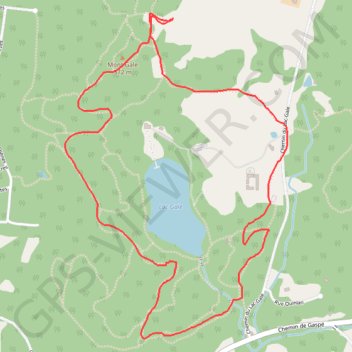 Mont Gale - Tour du Lac Gale - Halte du Berger GPS track, route, trail