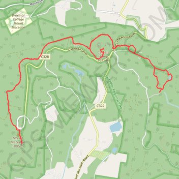 Mount Macedon - Camels Hump GPS track, route, trail
