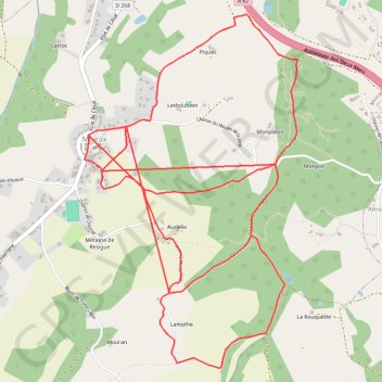 Moirax Petit circuit GPS track, route, trail