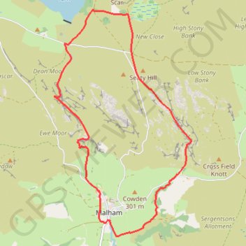 Malham - Yorkshire Dales National Park GPS track, route, trail