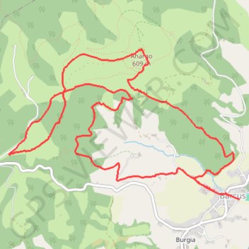 Ahargo lasterkaz 11km 2024 variante GPS track, route, trail