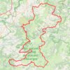 Tour des volcans et lacs d'Auvergne GPS track, route, trail