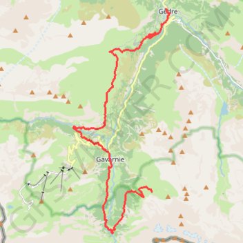J2_GEDRE_-_REFUGE_DES_ESPUGUETTES GPS track, route, trail
