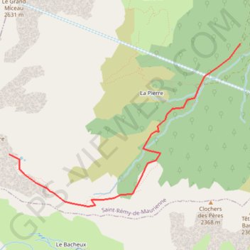 Pic du Frène versant Maurienne GPS track, route, trail