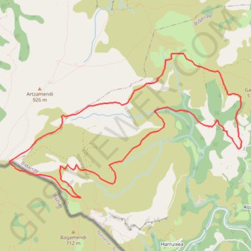 Zarkambidé par Olhatia GPS track, route, trail