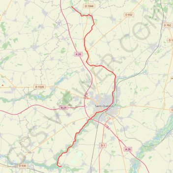 Trace_VCSQ_Saint-Simon_Vendhuile GPS track, route, trail