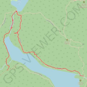 Piste tyrolienne GPS track, route, trail