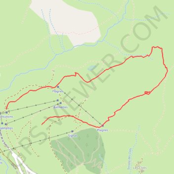 La Côte Rouge en boucle GPS track, route, trail