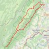 Haute-Chaîne du Jura GPS track, route, trail