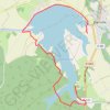 Lac d'Amance GPS track, route, trail