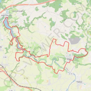 Jugon-les-Lacs GPS track, route, trail