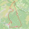 Le sentier des mouflons à Nébuzon Croix de Marcou GPS track, route, trail