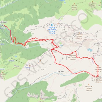 Pointe de Bénevent GPS track, route, trail