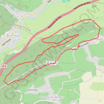 Randonnée GPS track, route, trail