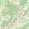 Boucle cyclable n°05 Les Côtes des Granges (46 km) - Vallée de l'Ognon GPS track, route, trail