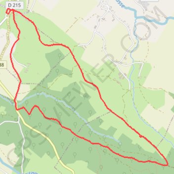 Bois d'Angaïs GPS track, route, trail