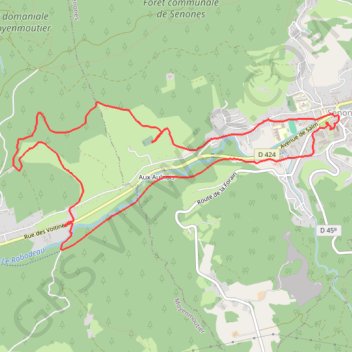 Les Voitines GPS track, route, trail