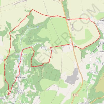 Cirque du Bout du Monde - Vauchignon GPS track, route, trail