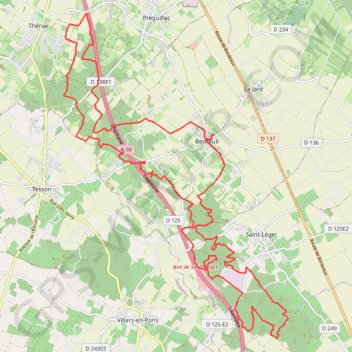 St leger GPS track, route, trail