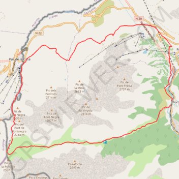 Pic Negre d'Envalira GPS track, route, trail