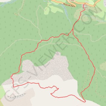 Cadières de Brandis GPS track, route, trail