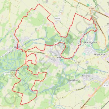 Le Marais - Coulon GPS track, route, trail