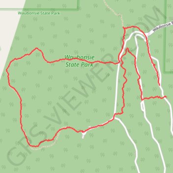Waubonsie State Park GPS track, route, trail