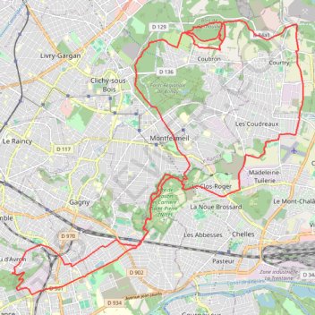 Neuilly-Plaisance Cyclisme GPS track, route, trail