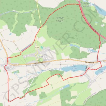 Circuit Hoste GPS track, route, trail