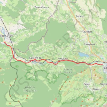 LOURDES SALIDA GPS track, route, trail
