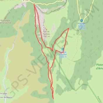 Roc de Toulaud GPS track, route, trail
