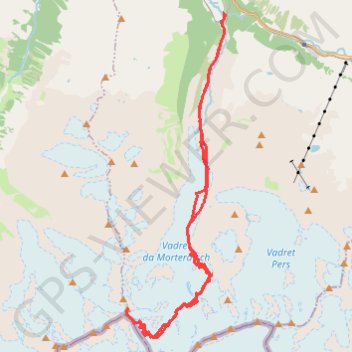Bernina GPS track, route, trail