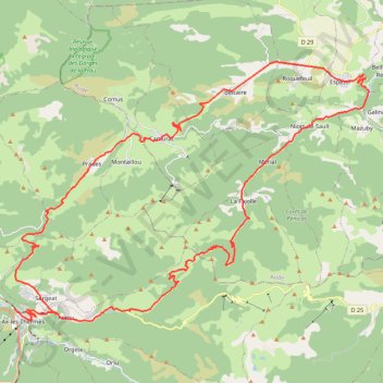 Le Chioula GPS track, route, trail