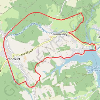 Circuit de Chaumousey GPS track, route, trail