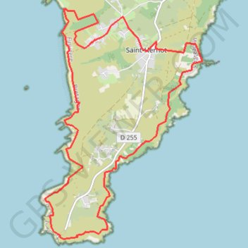 Tour-du-Cap-de-la-Chèvre GPS track, route, trail