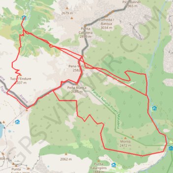Peña Blanca GPS track, route, trail