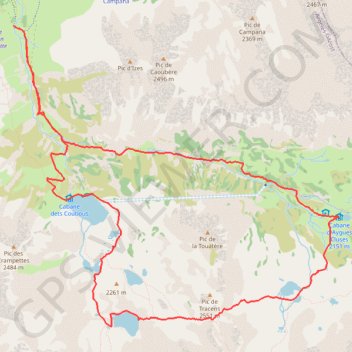 Le Col de Tracens GPS track, route, trail