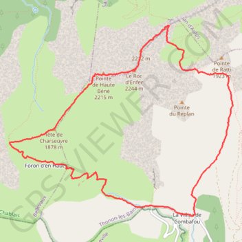 Roc d'Enfer GPS track, route, trail