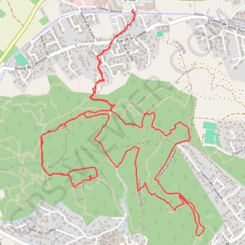 Saint-Dionisy GPS track, route, trail