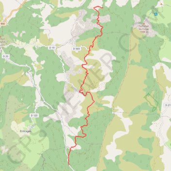 Col de Pierre Basse - La Bâtie Neuve GPS track, route, trail