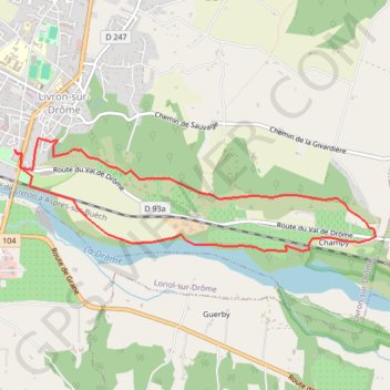 Brezem GPS track, route, trail